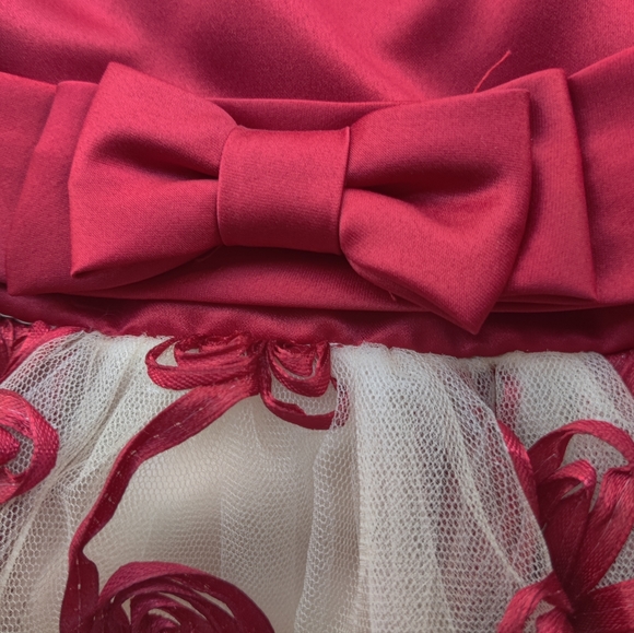 Beautiful Christmas Dress Girl Size  12 - Picture 2 of 5